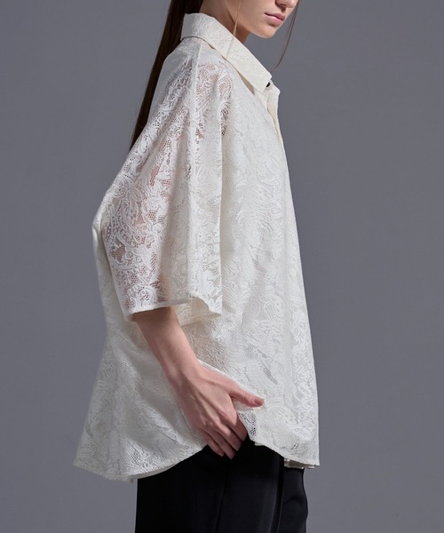 ドレープトロミ オーバードルマンシャツ（シャツ/ブラウス）｜Loose/ルース（ルース）