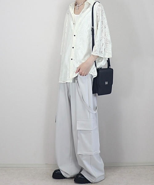 ドレープトロミ オーバードルマンシャツ（シャツ/ブラウス）｜Loose/ルース（ルース）