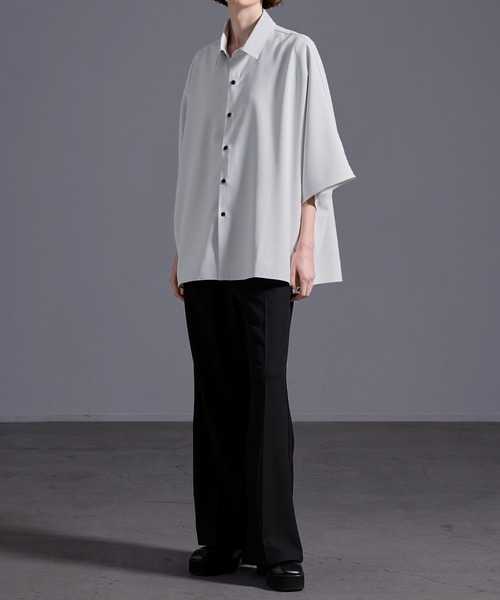 ドレープトロミ オーバードルマンシャツ（シャツ/ブラウス）｜Loose/ルース（ルース）