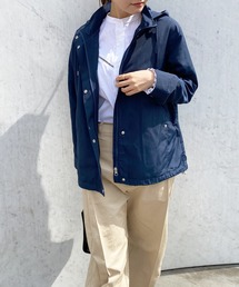 撥水フードブルゾン