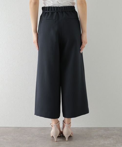La TOTALITE（ラトータリテ）の「ワイドクロップドパンツ（その他パンツ・レディース・ネイビー/ベージュ・36/38）」の10枚目の写真