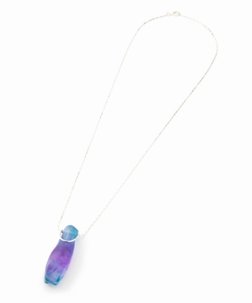 LAPUIS（ラピュイ）の「LAPUIS(ラピュイ)Stone Motifネックレス（ネックレス・レディース・パープル/オレンジ/アイボリー・FREE）」の5枚目の写真