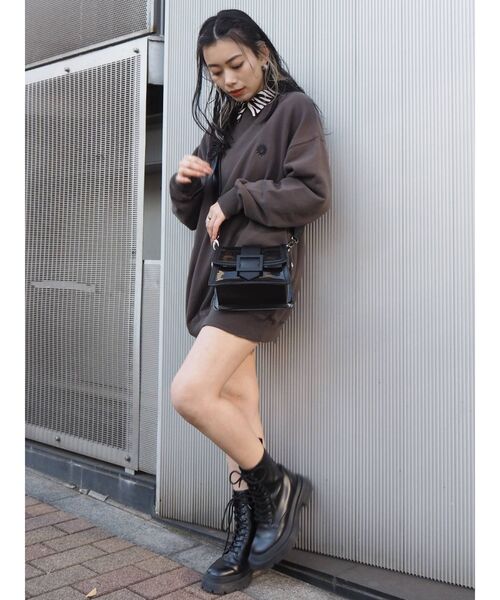 EVRIS（エヴリス）の「クリアショルダーBAG（ショルダーバッグ・レディース・ホワイト/ブラック/オレンジ・FREE）」の18枚目の写真