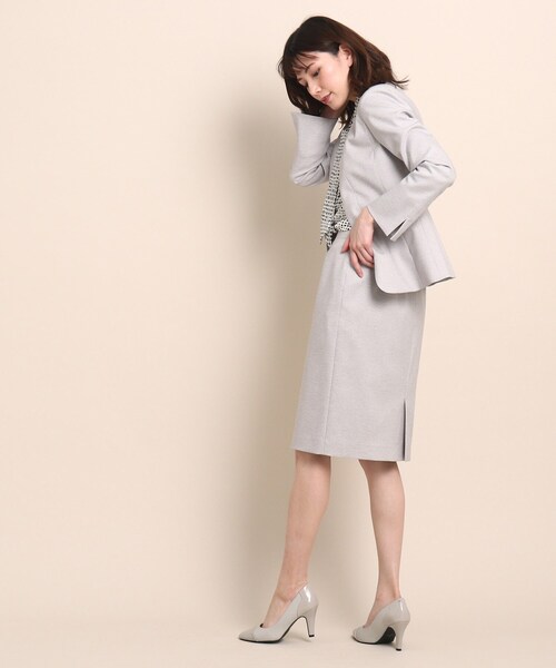 【極美品】近年モデル ３点セット　クードシャンス　　濃紺　タンブルツィード　S COUP DE CHANCE (Women) / クードシャンス TOP | レディース