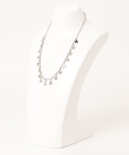 bonjour records（ボンジュールレコーズ）の「【MOSAIC SOCIETY】Mini star necklace（ネックレス・レディース・シルバー・FREE）」の4枚目の写真
