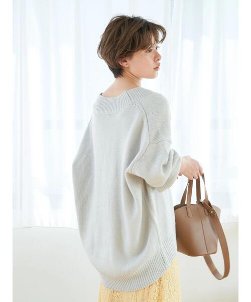 earth music&ecology（アースミュージックアンドエコロジー）の「ルーズカーディガン（カーディガン/ボレロ・レディース・グレー/ピンク/イエロー/グリーン・FREE）」の19枚目の写真