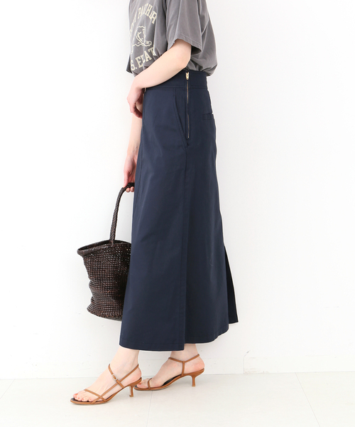 【新品・紙タグ付】IENAのリネントラペーズイージースカート IENA（イエナ）の「《予約》リネントラペーズイージースカート