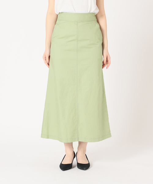 セール】コットンリネンオックストラペーズスカート（スカート）｜IENA