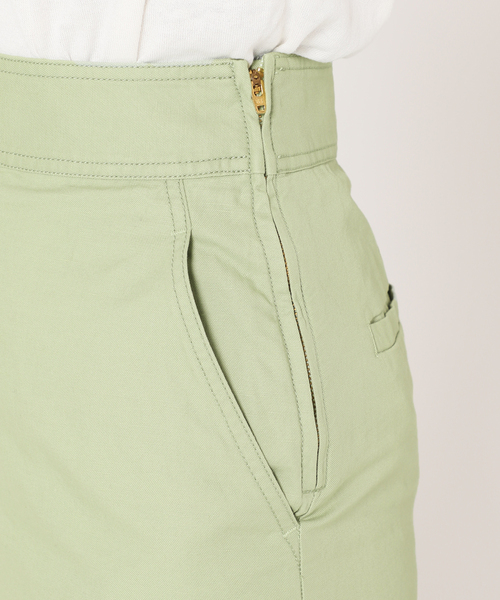 IENA（イエナ）の「コットンリネンオックストラペーズスカート（スカート・レディース・ネイビー/カーキ/パープル・34/40/38/36）」の15枚目の写真