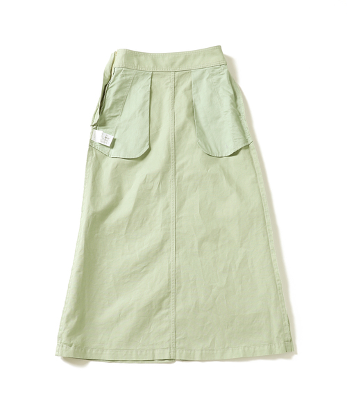 IENA（イエナ）の「コットンリネンオックストラペーズスカート（スカート・レディース・ネイビー/カーキ/パープル・34/40/38/36）」の18枚目の写真