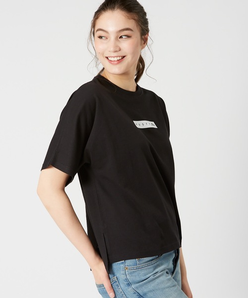 RUSTY（ラスティ）の「【RUSTY:ラスティー】 レディース ビックバックロゴ 半袖Ｔシャツ（Tシャツ/カットソー・レディース・ホワイト/ブラック・MEDIUM/LARGE）」の18枚目の写真