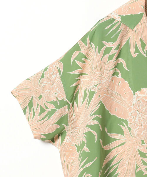 BEAMS BOY（ビームスボーイ）の「SUN SURF × BEAMS BOY / 別注 ハワイアン セーラー シャツ（シャツ/ブラウス・レディース・ブラック/グリーン・FREE）」の19枚目の写真