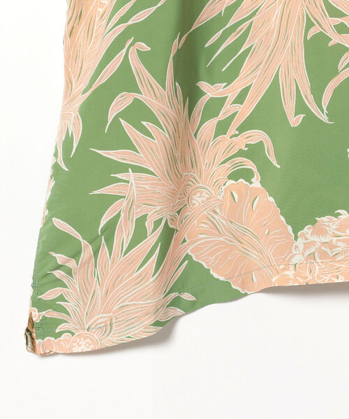 BEAMS BOY（ビームスボーイ）の「SUN SURF × BEAMS BOY / 別注 ハワイアン セーラー シャツ（シャツ/ブラウス・レディース・ブラック/グリーン・FREE）」の18枚目の写真