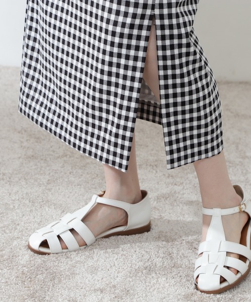 N.（N. Natural Beauty Basic）（エヌエヌナチュラルビューティーベーシック）の「【S Size Line】ギンガムチェックサイドボタンタイトスカート（スカート・レディース・ブラック系その他/ブルー系その他・SMALL/MEDIUM）」の15枚目の写真