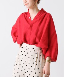 B.C STOCK | ヨーロピアンフラックスリネン2WAYブラウス◆(シャツ/ブラウス)