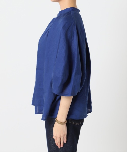 B.C STOCK(ベーセーストック)の「ヨーロピアンフラックスリネン2WAYブラウス(シャツ/ブラウス・レディース・ブラック/レッド/ブルー系その他・FREE)」の16枚目の写真