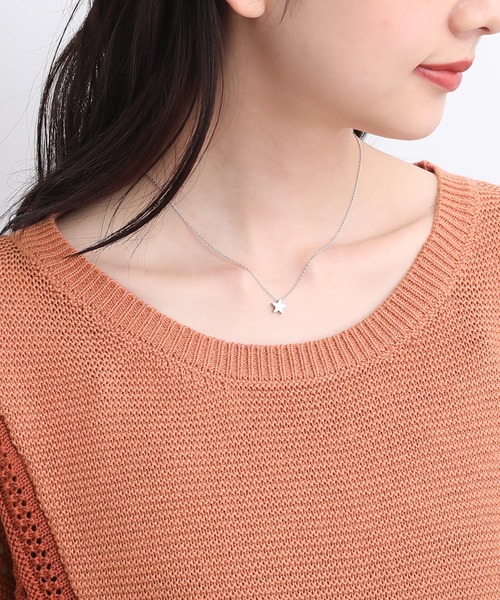 n'OrLABEL（ノアールレーベル）の「【廃盤】『透かし編み配色ドルマンニット』（ニット/セーター・レディース・グリーン/ネイビー/オレンジ/ベージュ/スモークピンク/ライトブルー・FREE）」の14枚目の写真