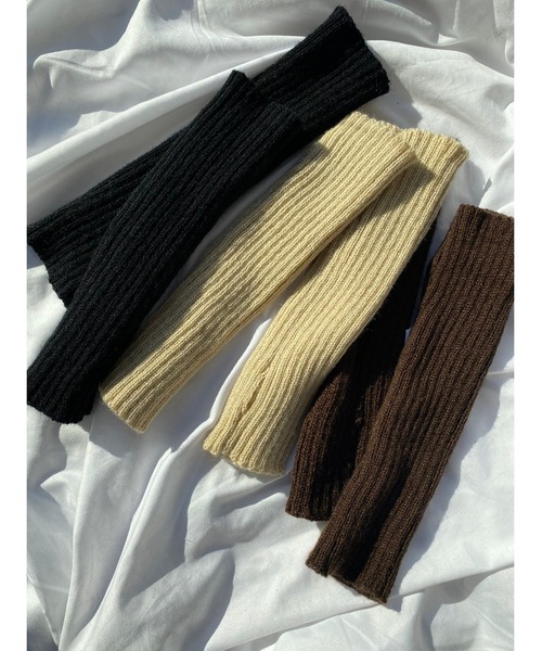 WC（ダブル シー）の「アームウォーマー（アームカバー・レディース・ブラック/ベージュ/ブラウン/ピンク/ブルー/ホワイト・FREE）」の21枚目の写真