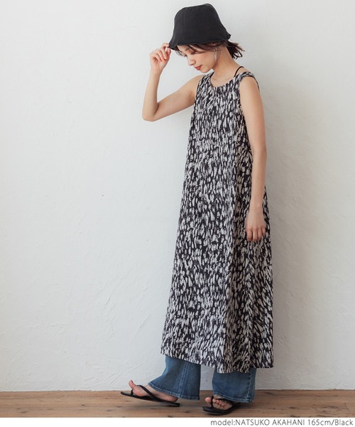 coca（coca）（コカ）の「切り替えパターンバケットハット（ハット・レディース・ブラック・ONE SIZE）」の8枚目の写真