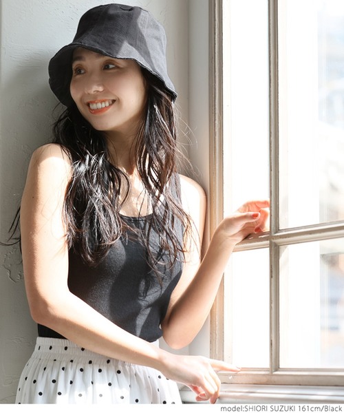 coca（coca）（コカ）の「切り替えパターンバケットハット（ハット・レディース・ブラック・ONE SIZE）」の2枚目の写真