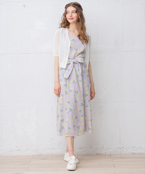 TOCCA(トッカ)の「【WEB限定】【TOCCA LAVENDER】Seer Short-sleeved Cardigan カーディガン(カーディガン/ボレロ・レディース・スモーキーグリーン系/ピンク系/イエロー系/サックスブルー系/ホワイト系・F)」の20枚目の写真
