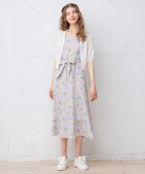 TOCCA(トッカ)の「【WEB限定】【TOCCA LAVENDER】Seer Short-sleeved Cardigan カーディガン(カーディガン/ボレロ・レディース・スモーキーグリーン系/ピンク系/イエロー系/サックスブルー系/ホワイト系・F)」の21枚目の写真