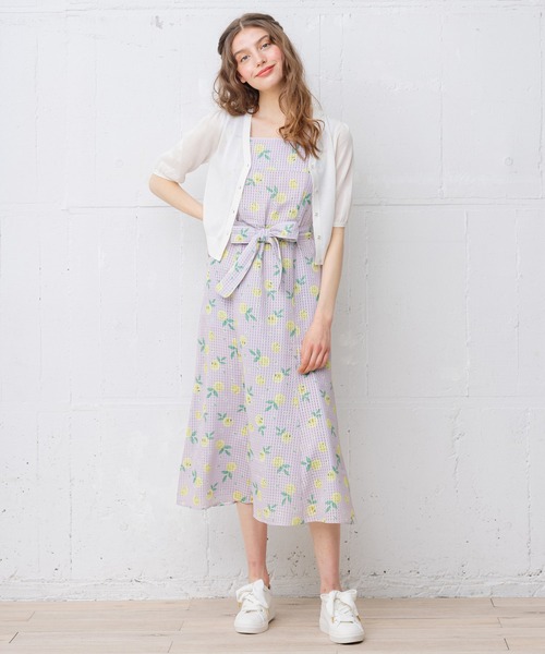 TOCCA(トッカ)の「【WEB限定】【TOCCA LAVENDER】Seer Short-sleeved Cardigan カーディガン(カーディガン/ボレロ・レディース・スモーキーグリーン系/ピンク系/イエロー系/サックスブルー系/ホワイト系・F)」の10枚目の写真
