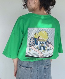 AS KNOW AS plus | ●ポップコーン刺繍Tシャツ(Tシャツ/カットソー)