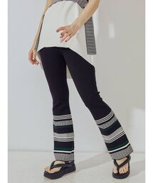 UN3D. | トライバルボーダーニットパンツ(その他パンツ)