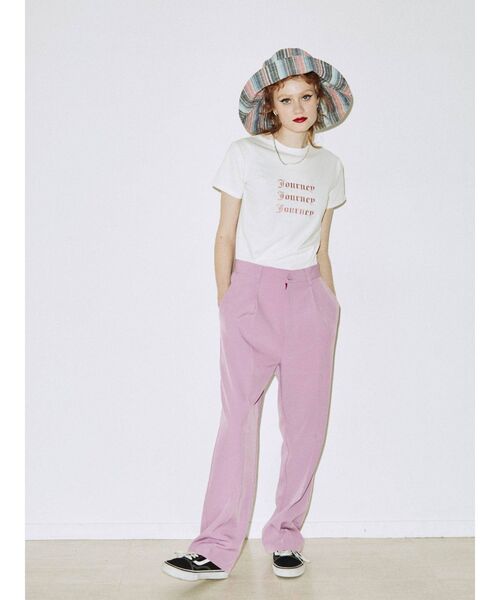 jouetie（ジュエティ）の「Journeyフィット Tシャツ（Tシャツ/カットソー・レディース・ブラック/オフホワイト/ブルー・MEDIUM）」の14枚目の写真