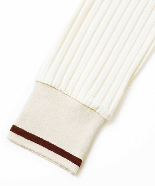 X-girl（エックスガール）の「BABY L/S POLO TOP（ポロシャツ・レディース・ホワイト/ライトブルー/ブラック・S/M）」の7枚目の写真