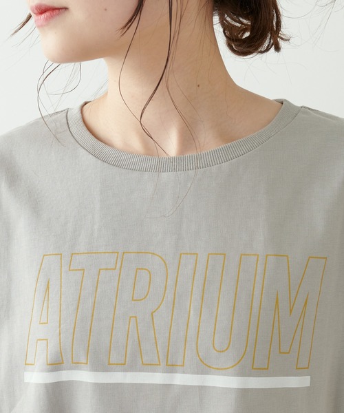 PUAL CE CIN(ピュアルセシン)の「擬麻加工プリントTシャツ(Tシャツ/カットソー・レディース・チャコールグレー/ベージュ/オフホワイト・FREE)」の15枚目の写真