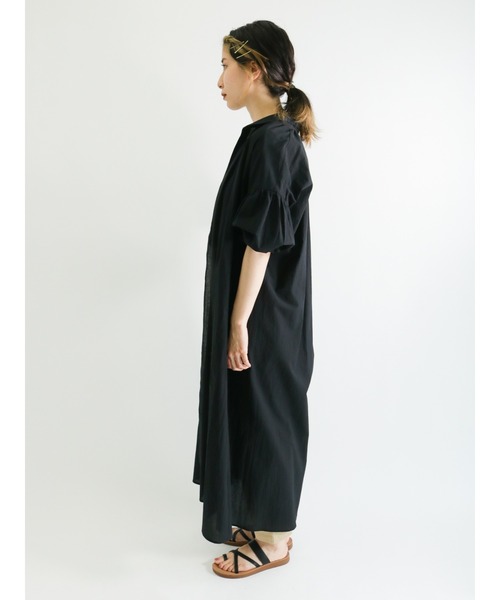 sm2rhythm（サマンサモスモスリズム）の「ギャザーワンピース（ワンピース・レディース・ブラック/グリーン/ベージュ・ﾌﾘ-）」の8枚目の写真