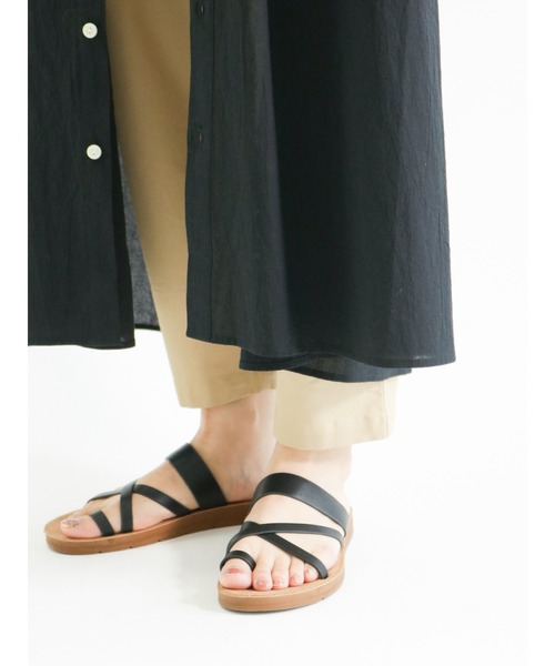 sm2rhythm（サマンサモスモスリズム）の「ギャザーワンピース（ワンピース・レディース・ブラック/グリーン/ベージュ・ﾌﾘ-）」の11枚目の写真