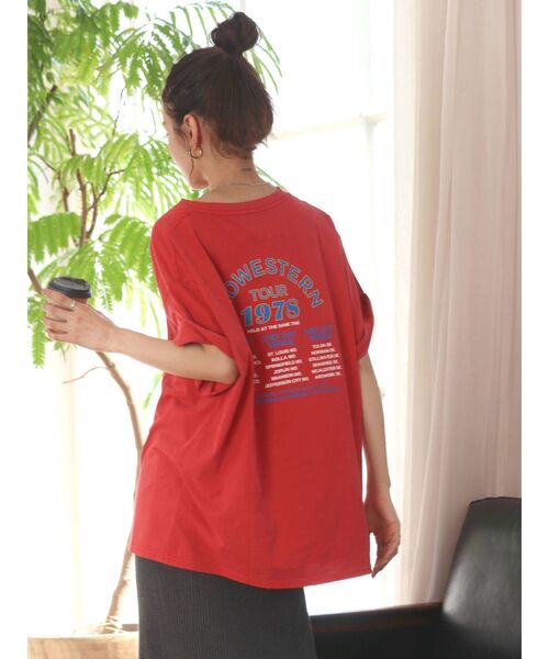 Ungrid（アングリッド）の「ツアーロゴルーズTee（Tシャツ/カットソー・レディース・ピンク/オフホワイト/チャコールグレー/オレンジ・FREE）」の15枚目の写真