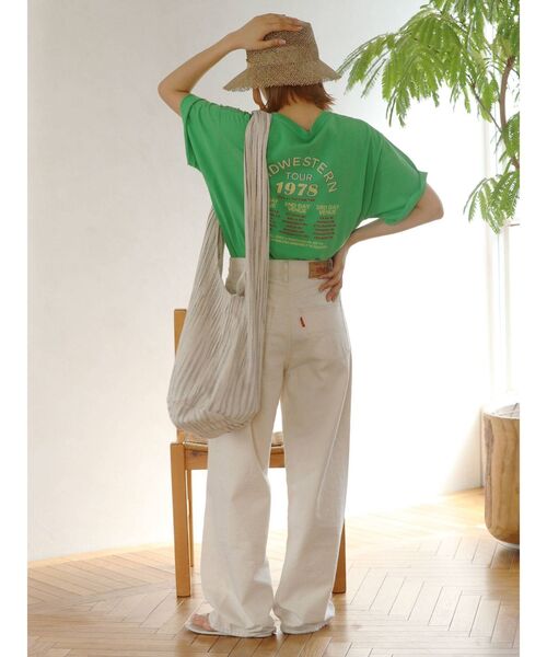 Ungrid（アングリッド）の「ツアーロゴルーズTee（Tシャツ/カットソー・レディース・ピンク/オフホワイト/チャコールグレー/オレンジ・FREE）」の22枚目の写真