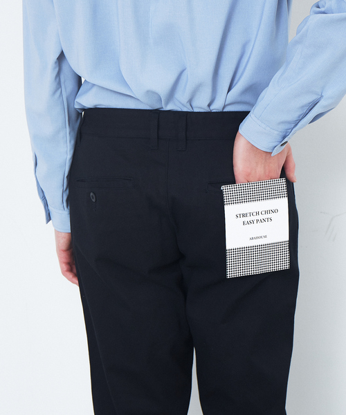 ABAHOUSE GRAY（アバハウスグレイ）の「ストレッチ　チノ　イージーパンツ（チノパンツ・メンズ・ブラック/ベージュ/カーキ/グレー/ネイビー・44/46/48/50）」の9枚目の写真