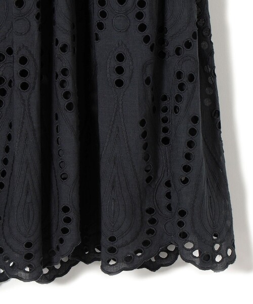 SHIPS(シップス)の「【SHIPS別注】Sohana:〈手洗い可能〉カットワークレーススカート◆(スカート・レディース・ホワイト/ダークグレー・ONE SIZE)」の9枚目の写真