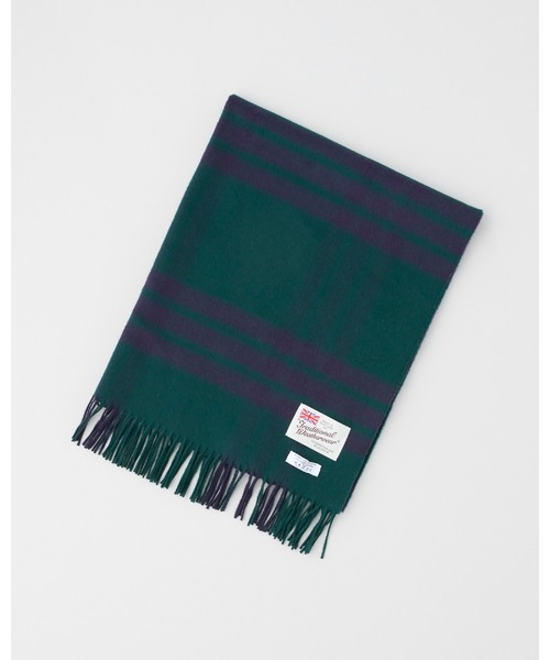 Traditional Weatherwear（トラディショナルウェザーウェア）の「BLANKET MUFFLER C/W（ストール/ショール・レディース・グリーン系その他/ブルー/チェック/レッド/グレー系その他・F）」の15枚目の写真