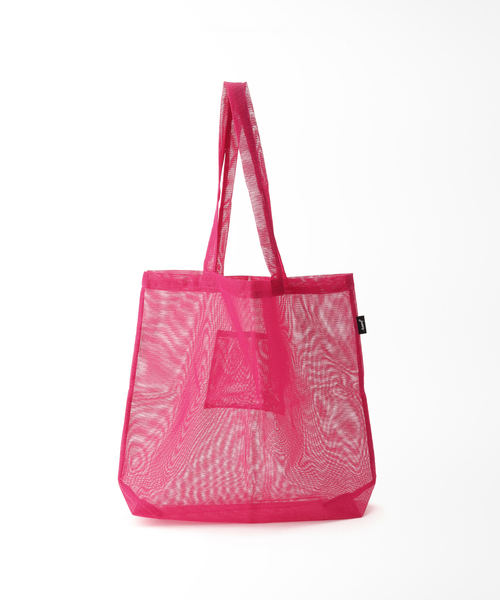 junes（ジュネス）の「【JUNES/ジュネス】 BIO-KNIT THE GRANDE TOTE/バッグ（エコバッグ/サブバッグ・レディース・ピンク/ブルー・FREE）」の3枚目の写真