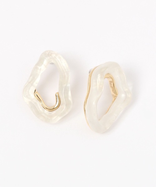 niko and...（ニコアンド）の「変形デザインピアス（ピアス（両耳用）・レディース・ブラウン/グリーン/その他・0）」の3枚目の写真