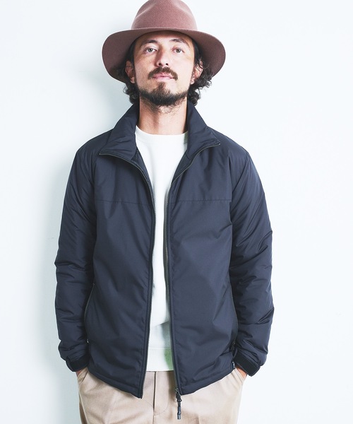 Magine（マージン）の「PE TAFFETA STAND 2TONE THINSULATE BLOUSON:ポリエステル タフタ スタンド 2トーン シンサレート ブルゾン 22AW（ナイロンジャケット・メンズ・ブラック/ネイビー/グレー/オリーブ×ブラック・44/46/48）」の16枚目の写真
