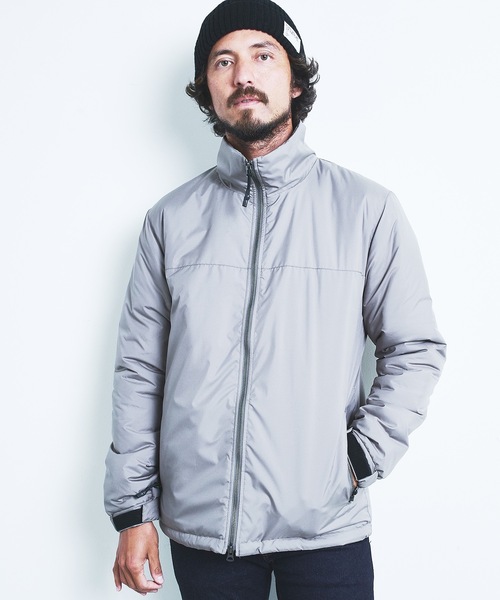 Magine（マージン）の「PE TAFFETA STAND 2TONE THINSULATE BLOUSON:ポリエステル タフタ スタンド 2トーン シンサレート ブルゾン 22AW（ナイロンジャケット・メンズ・ブラック/ネイビー/グレー/オリーブ×ブラック・44/46/48）」の22枚目の写真