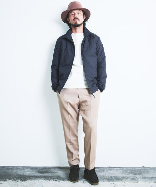Magine（マージン）の「PE TAFFETA STAND 2TONE THINSULATE BLOUSON:ポリエステル タフタ スタンド 2トーン シンサレート ブルゾン 22AW（ナイロンジャケット・メンズ・ブラック/ネイビー/グレー/オリーブ×ブラック・44/46/48）」の12枚目の写真