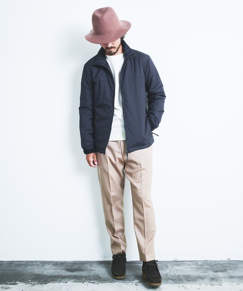 Magine（マージン）の「PE TAFFETA STAND 2TONE THINSULATE BLOUSON:ポリエステル タフタ スタンド 2トーン シンサレート ブルゾン 22AW（ナイロンジャケット・メンズ・ブラック/ネイビー/グレー/オリーブ×ブラック・44/46/48）」の19枚目の写真