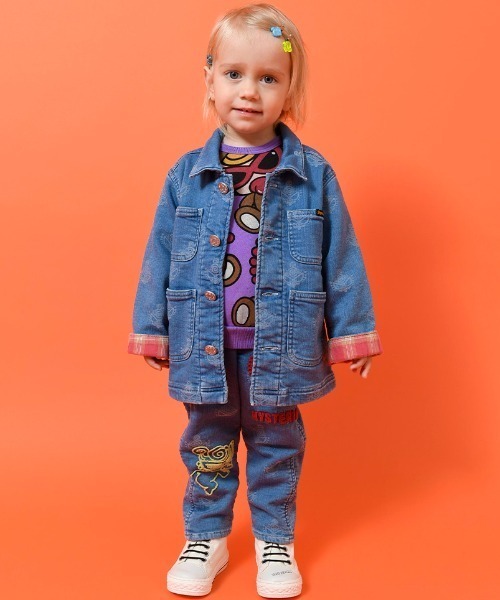 MINI FACE ジャガード DENIM ジャケット