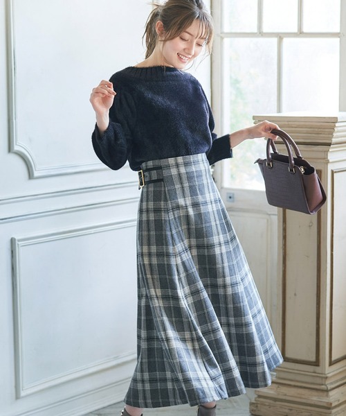 NOELA（ノエラ）の「ハイネック２ＷＡＹふわニット（ニット/セーター・レディース・オフホワイト/ボルドー/ブラウン/ブラック・フリー）」の10枚目の写真