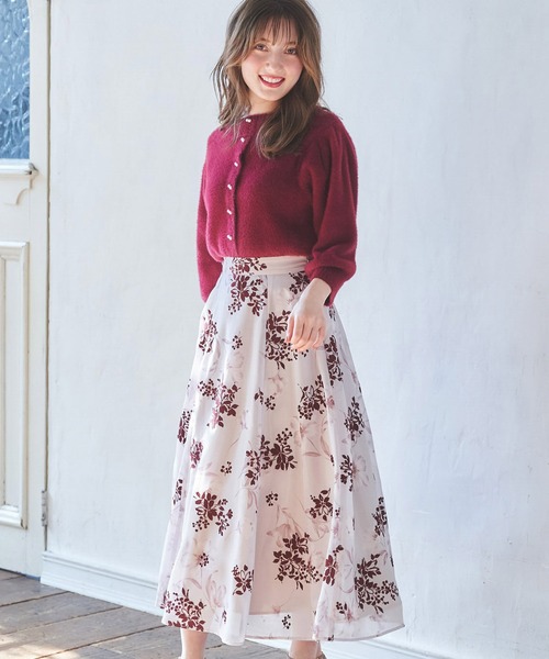 NOELA（ノエラ）の「ハイネック２ＷＡＹふわニット（ニット/セーター・レディース・オフホワイト/ボルドー/ブラウン/ブラック・フリー）」の21枚目の写真