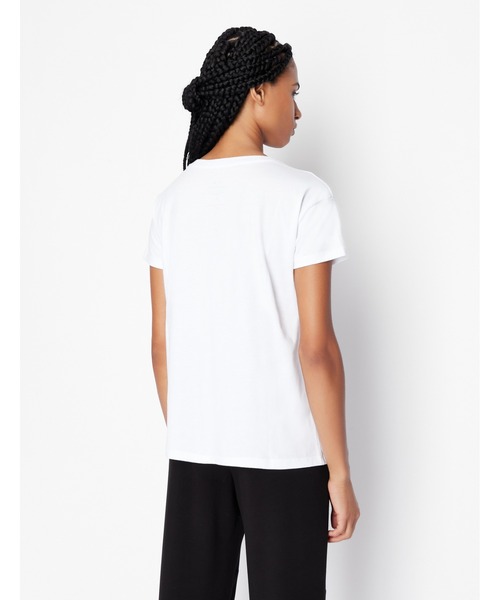 ARMANI EXCHANGE（アルマーニエクスチェンジ）の「【AX アルマーニ エクスチェンジ】YOU.ME.US AXロゴ 半袖クルーネックTシャツ/BOYFRIEND（Tシャツ