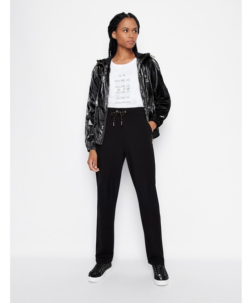 ARMANI EXCHANGE（アルマーニエクスチェンジ）の「【AX アルマーニ エクスチェンジ】YOU.ME.US. AXロゴ 半袖クルーネックTシャツ/BOYFRIEND（Tシャツ